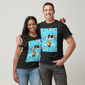 T-shirt Vache Bling Hip Sur Sundae Dans L'espace (Unisexe)