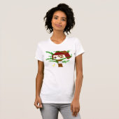 T-shirt Vache Brown à brun de poulet (Devant entier)
