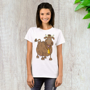 T-shirt Vache Brown caricature