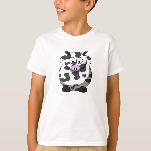 T-shirt Vache caricaturale (Devant)
