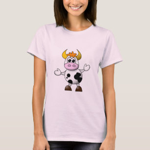 T-shirt Vache caricaturale drôle