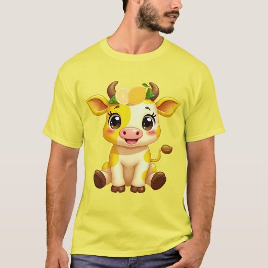 T-shirt Vache Citron | Sweatshirt Kawaii Lemonade (Devant)