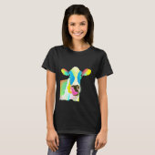 T-shirt Vache Colorée (Devant entier)