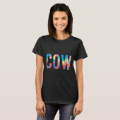 T-shirt Vache - Cool Moo Ventilateur animal drôle pas cher (Devant entier)