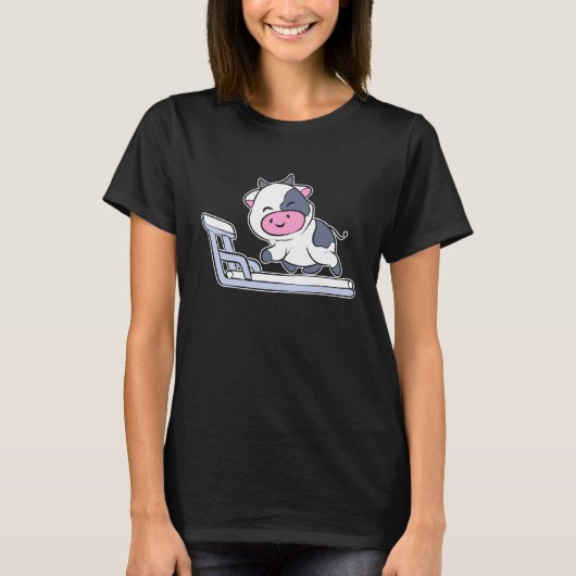 T-shirt Vache coureuse ou athlète (Devant)