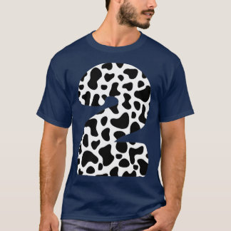 T-shirt Vache de 2 ans Thème - vache 2ème fête d'anniversa