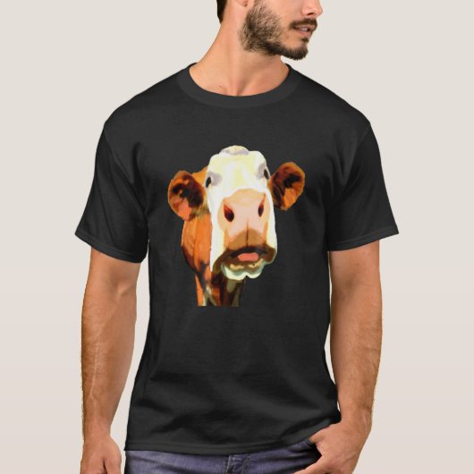 T-shirt Vache de face (Devant)