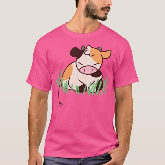 T-shirt Vache de Kawaii (Devant)