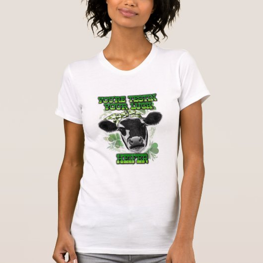 T-shirt Vache de la Saint-Patrick (Devant)