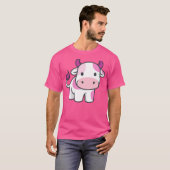 T-shirt Vache de lait de fraise mûre (Devant entier)