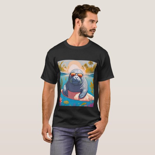 T-shirt Vache de mer (Devant entier)