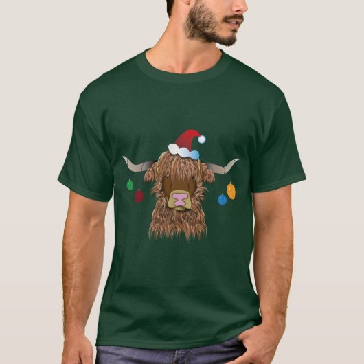 T-shirt Vache de Noël (Devant)