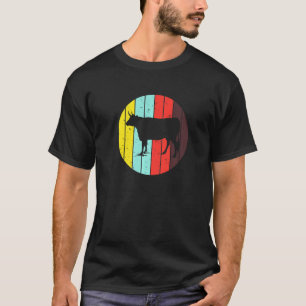 T-shirt Vache de paysan rétro vintage