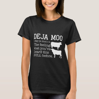 T-shirt Vache Déjà Moo Vache