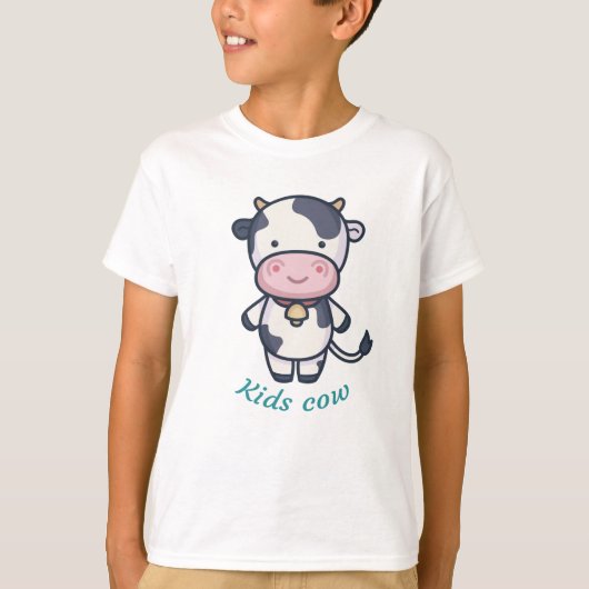 T-shirt Vache des enfants (Devant)