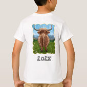 T-shirt Vache des Hautes Terres (Dos)