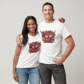 T-shirt Vache des Highlands de la Saint-Valentin (Unisexe)