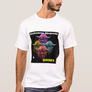 T-shirt Vache des montagnes écossaise. Rhapsodie de