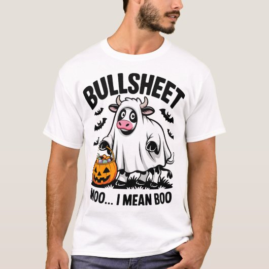 T-shirt vache d'Halloween (Devant)