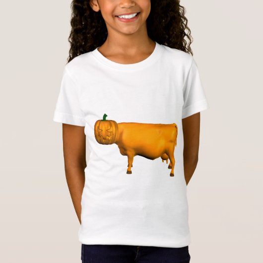T-Shirt Vache d'Halloween (Devant)