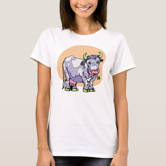T-shirt vache drôle (Devant)