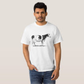 T-shirt Vache du Holstein (Devant entier)