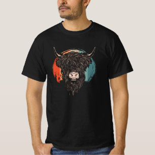 T-shirt Vache écossaise des Highlands