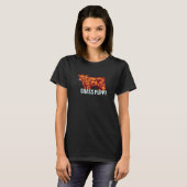 T-shirt Vache Écossaise des Highlands Herbe Chiot (Devant entier)