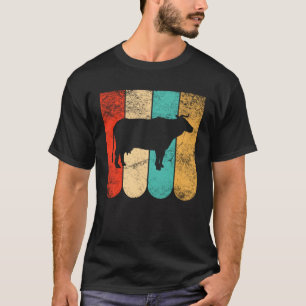 T-shirt Vache Elevage Ancien Animal Bœuf Agriculteur Anima
