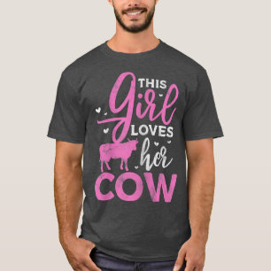 T-shirt Vache éleveur Vache Lover Propriétaire de la vache