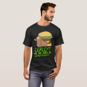 T-shirt Vache Et Burger Végétalien (Devant entier)