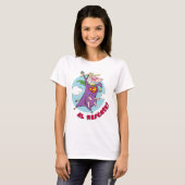 T-shirt Vache et poulet Super Vache Al Rescate! (Devant entier)