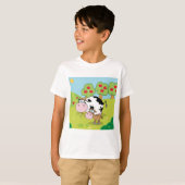 T-shirt Vache Et Veau (Devant entier)