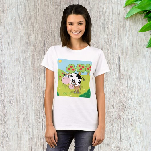 T-shirt Vache Et Veau