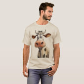 T-shirt Vache fantaisiste (Devant entier)