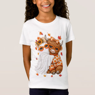 T-Shirt vache fantôme des hautes terres d'automne Hallowee