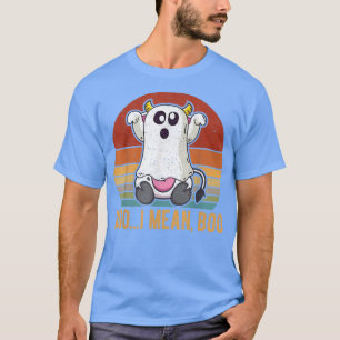 T-shirt Vache fantôme Moo Je Veux Dire Boo Citrouille Moon