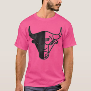 T-shirt Vache ferme animal rodéo pâturage bétail cornes