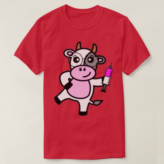 T-shirt Vache Flu 1 (Design devant)