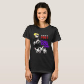 T-shirt Vache folle dame vache (Devant entier)