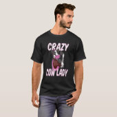 T-shirt Vache folle Dame Vache 2 (Devant entier)