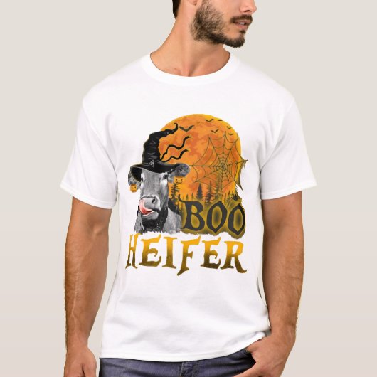 T-shirt Vache Halloween (Devant)