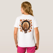 T-shirt Vache Highland d'automne (Dos entier)