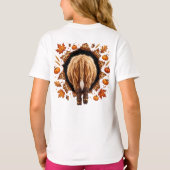 T-shirt Vache Highland d'automne (Dos)