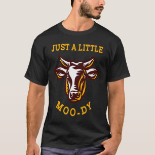 T-shirt Vache Juste Un Peu Moo dy Drôle Vache T Amoureux