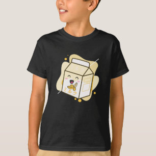 T-shirt Vache Kawaii Retro Japonaise Chocolat Vaches Lait