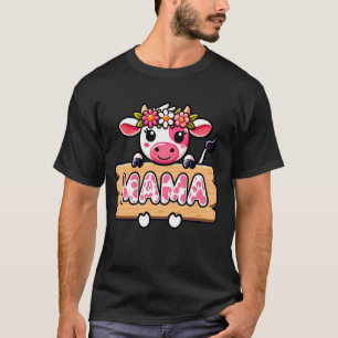 T-shirt Vache Mama Anniversaire Famille Enfant Corresponda