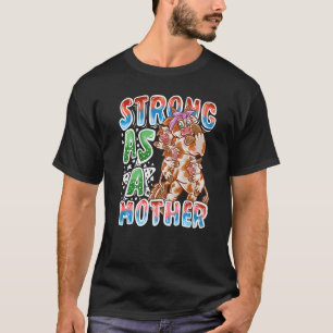 T-shirt Vache Maman Forte Comme Une Mère Maman Mama Famill