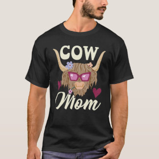 T-shirt Vache Maman Génisse Chuchoteur de Vaches Élevage d