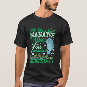 T-shirt Vache marine C'est une affaire de lamantin Amoureu